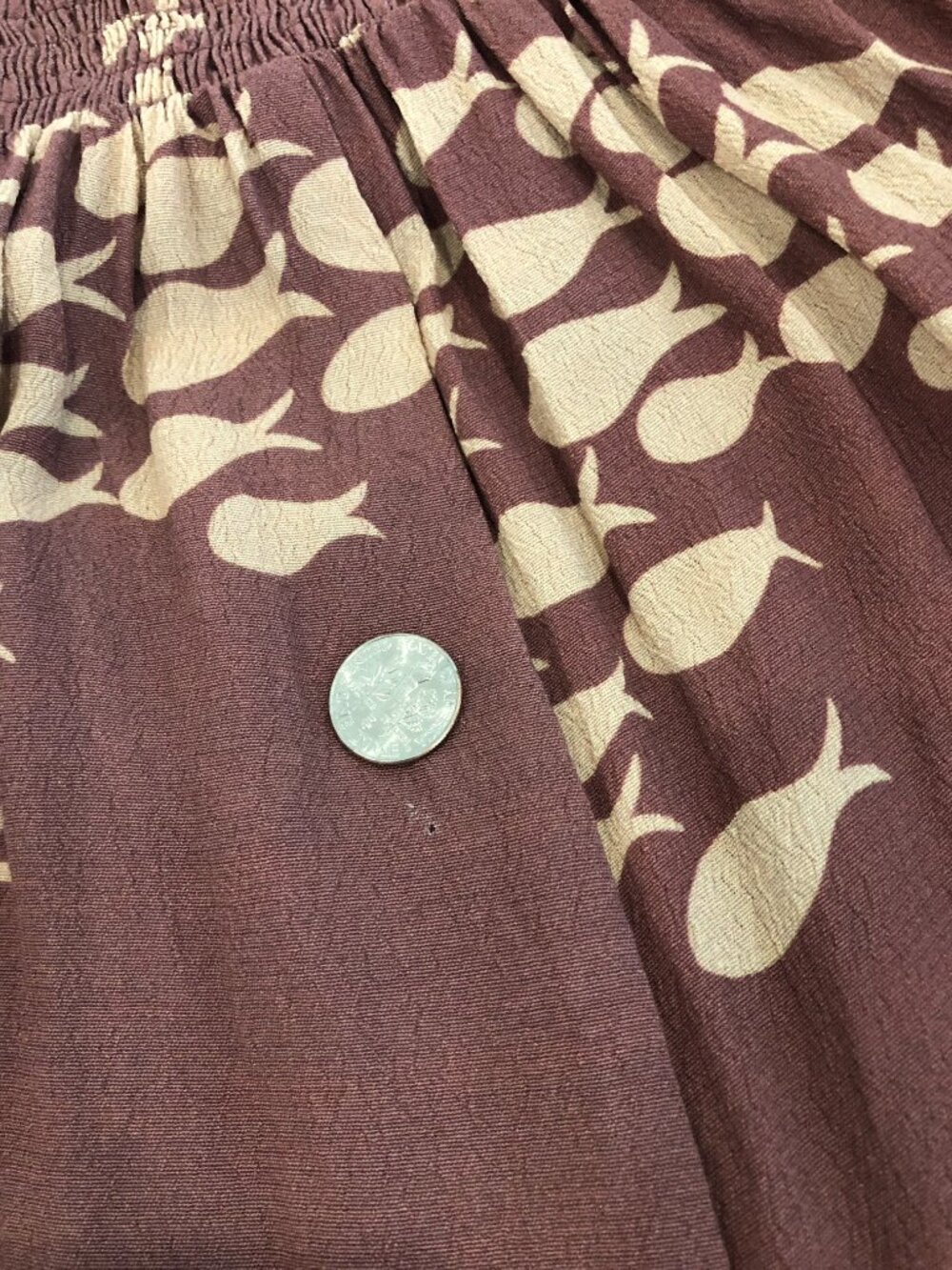 Fighting Eel Brown Floral Off-Shoulder Jumpsuit - Picture 7 of 7